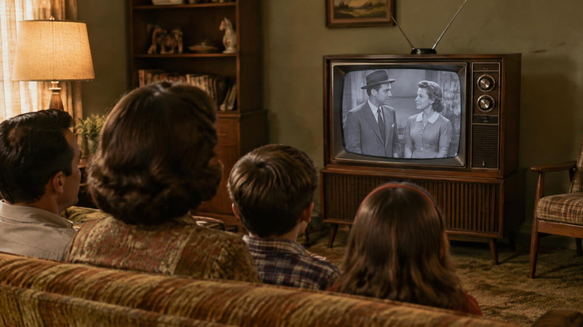 vintage television set