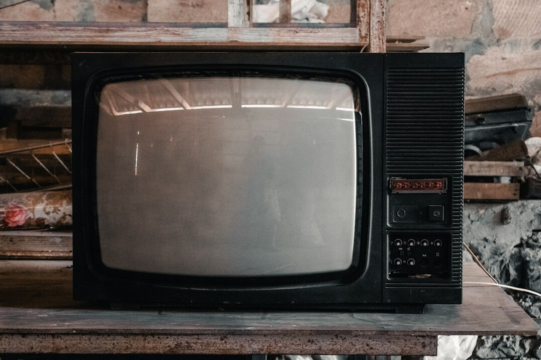 vintage television set