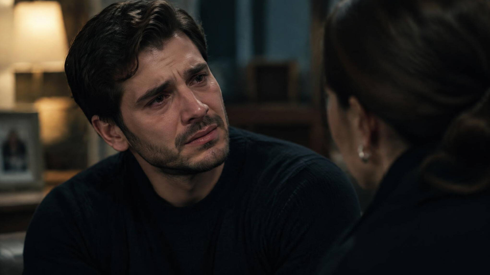 dramatic tv scene