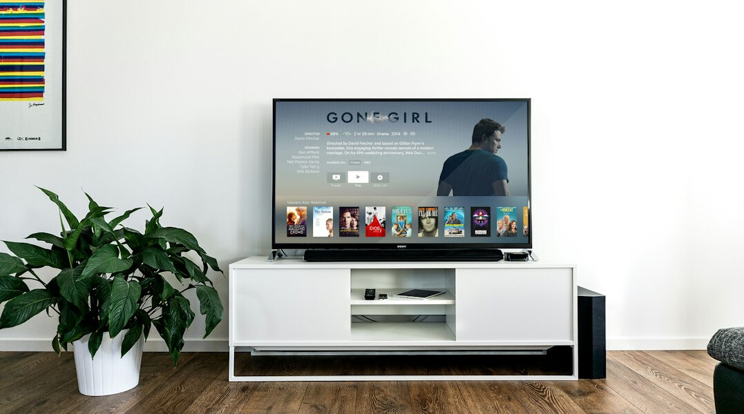 modern flat screen television